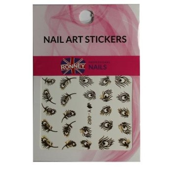 RONNEY - Naklejki wodne na paznokcie NAILART STICKERS RN 219  jest-ponad0szt,zmieniam-na0:2021-04-05